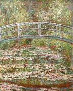 Claude Monet Bridge over a Pond of Water Lilies oil painting on canvas